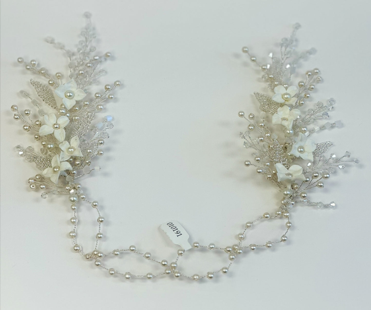 ST Crystal/Pearl Flower Headpiece