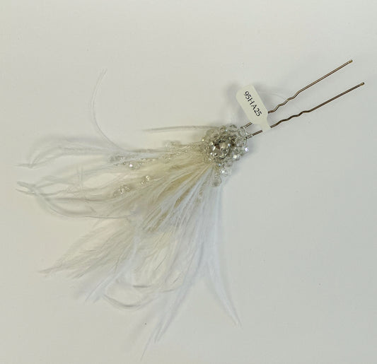 AB Crystal Feather Pick