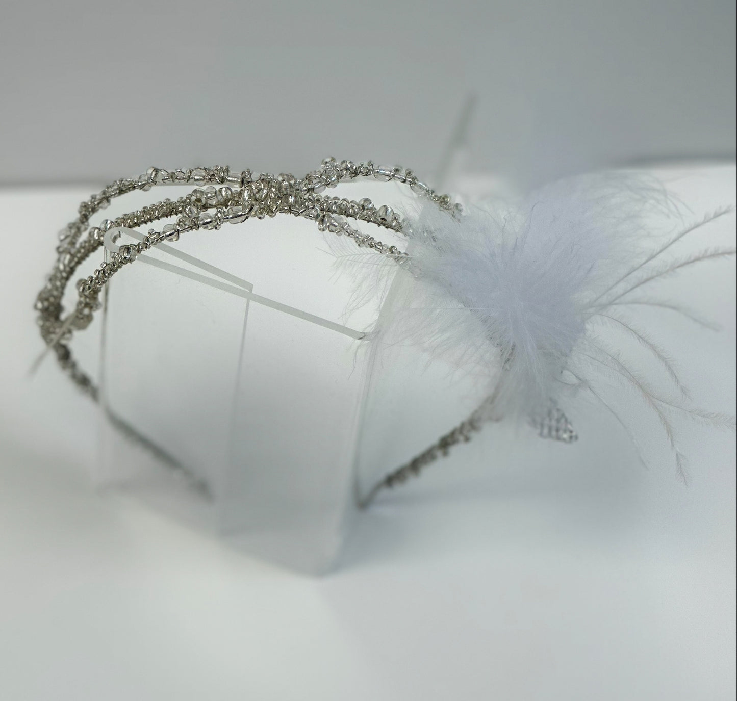 ST Crystal Headband w/Feathers