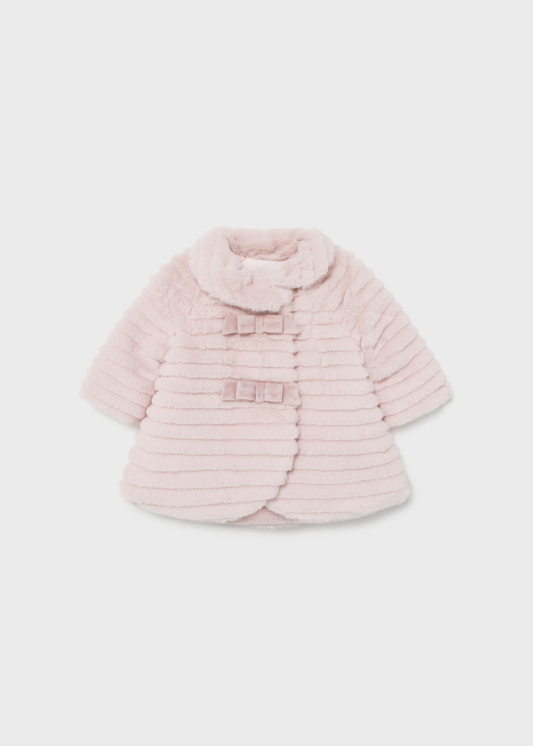 Mayoral Baby girl Faux Fur Coat