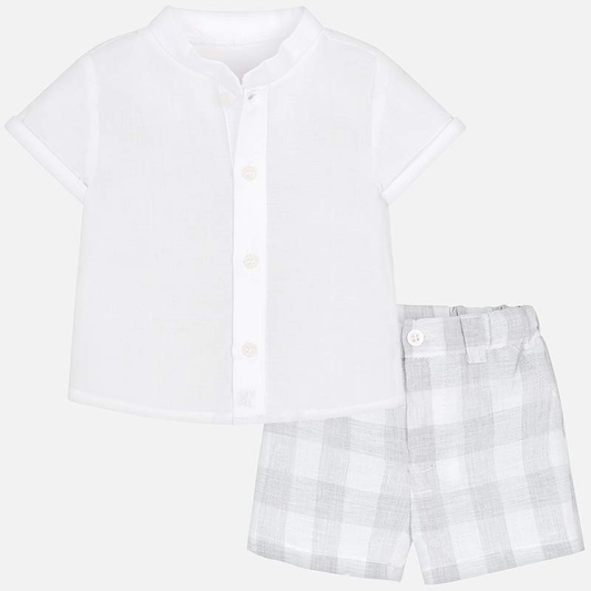 Mayoral Baby Boy Shirt & Short Set