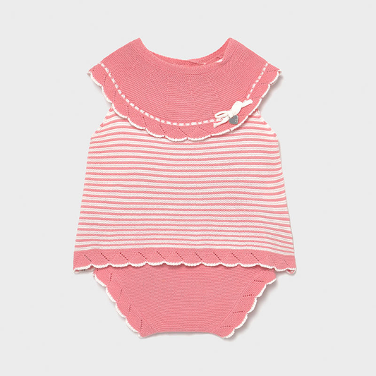 Mayoral Baby girl Short Tricot Knit Onesie