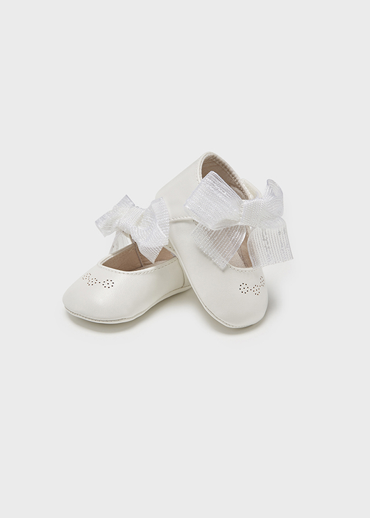 Mayoral Baby Girl Bow Buckle Shoes