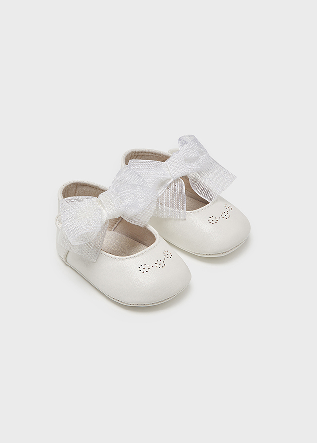 Mayoral Baby Girl Bow Buckle Shoes