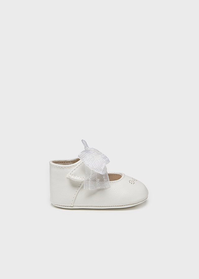 Mayoral Baby Girl Bow Buckle Shoes