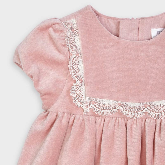 Mayoral Baby Girl Corduroy Dress w/Bonnet