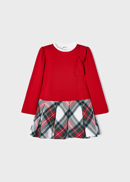 Mayoral Check Dress Combined