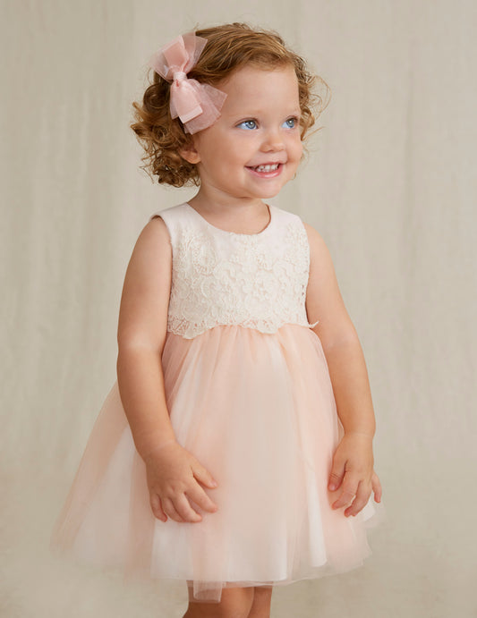 Abel & Lula Embroidered Tulle Dress