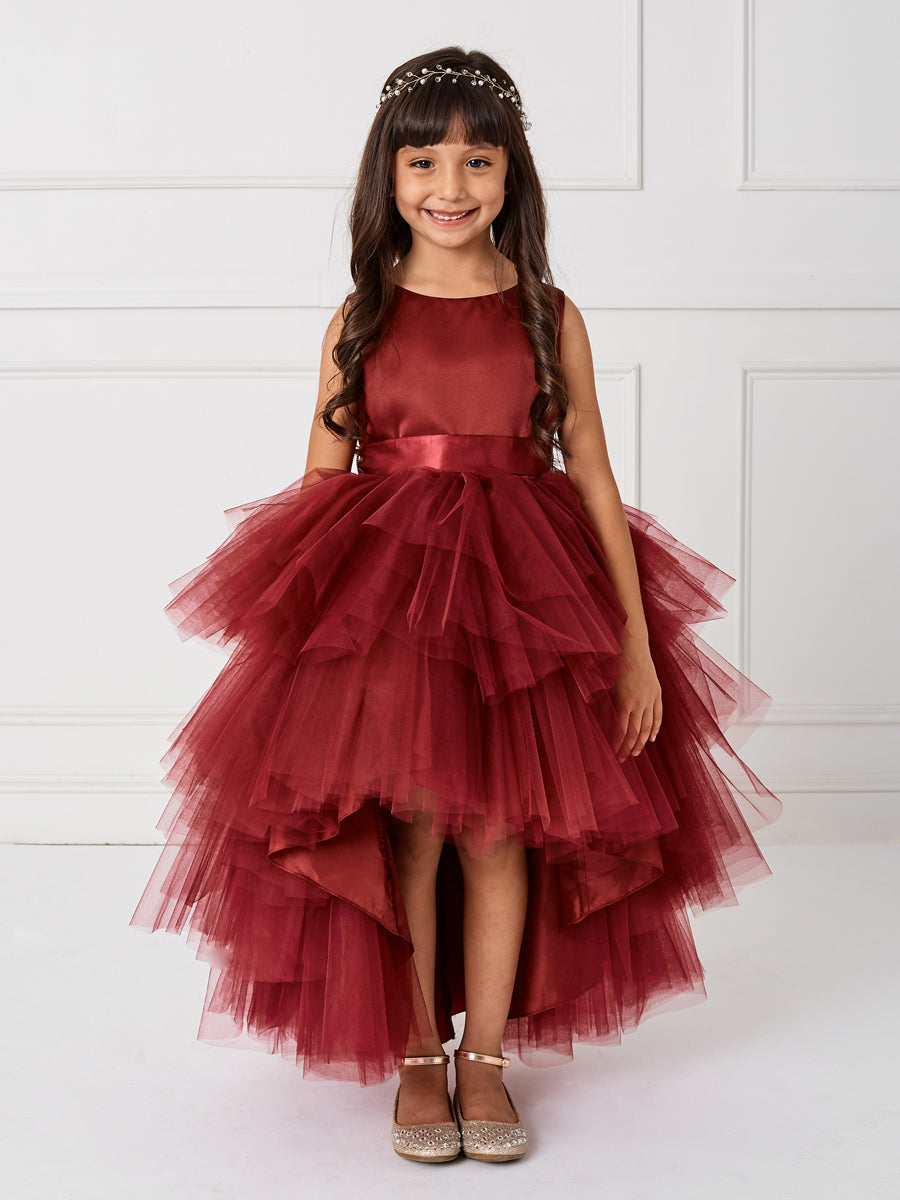 Infant Ruffled Tulle Dress "High-Low"
