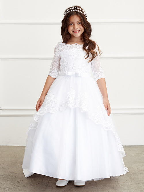 Gorgeous off shoulder dress for your little girl