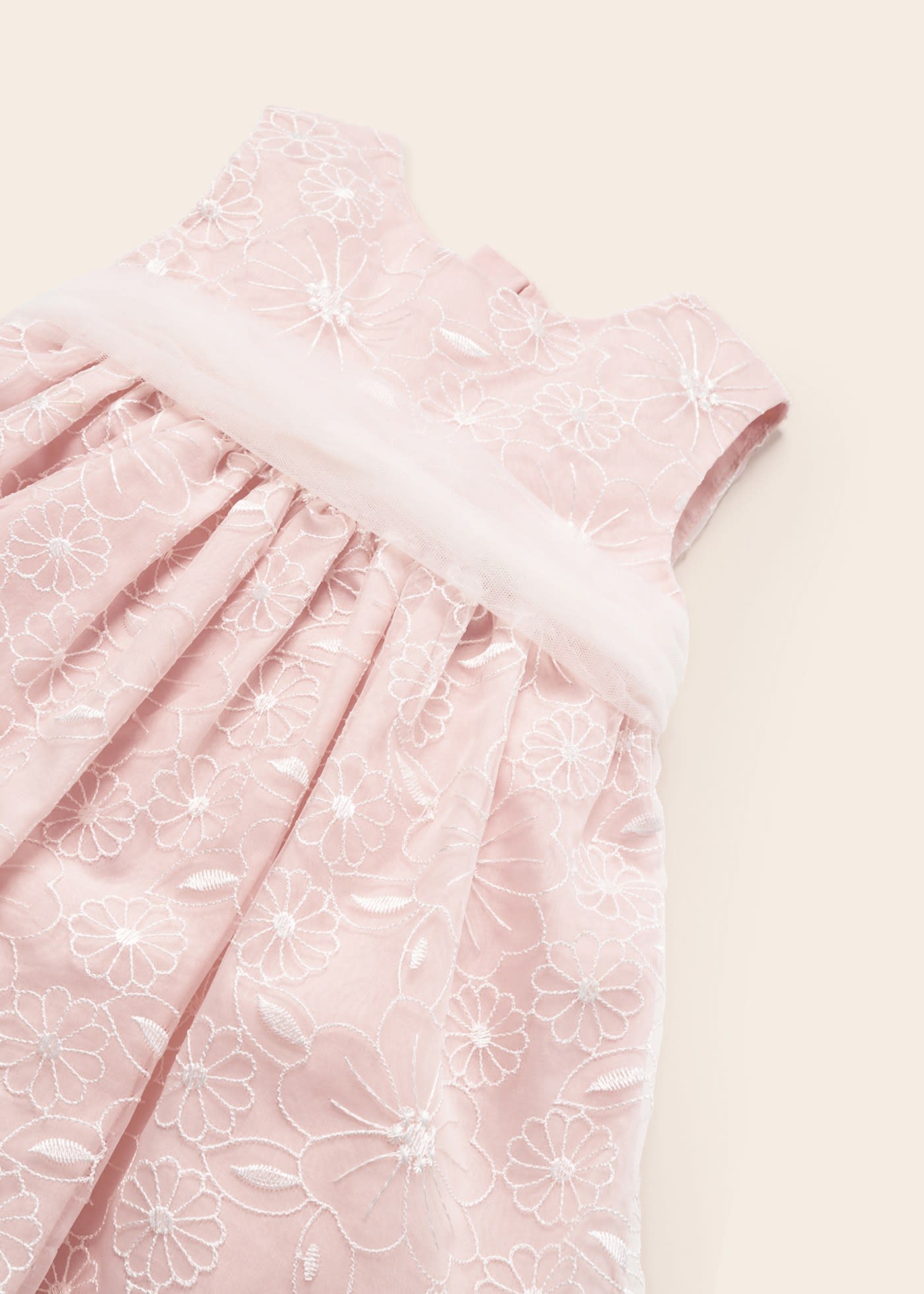 Mayoral Embroidered Organza Dress