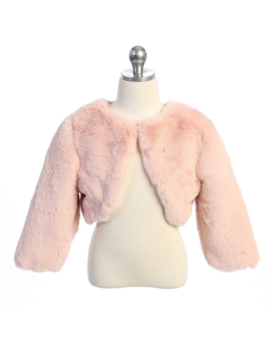 Faux Fur Bolero Jacket