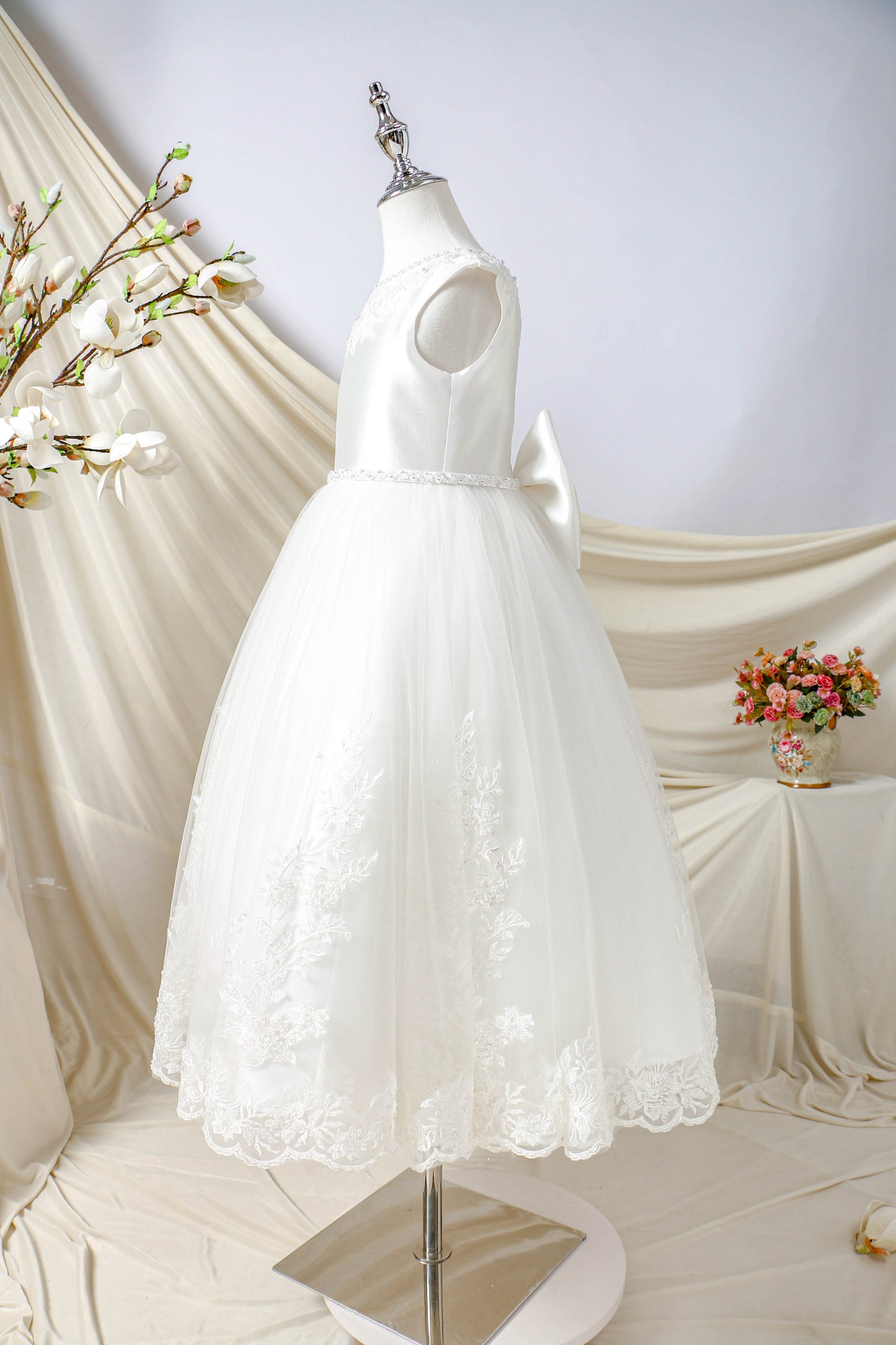 Princess Daliana Tulle Gown with Embroidery