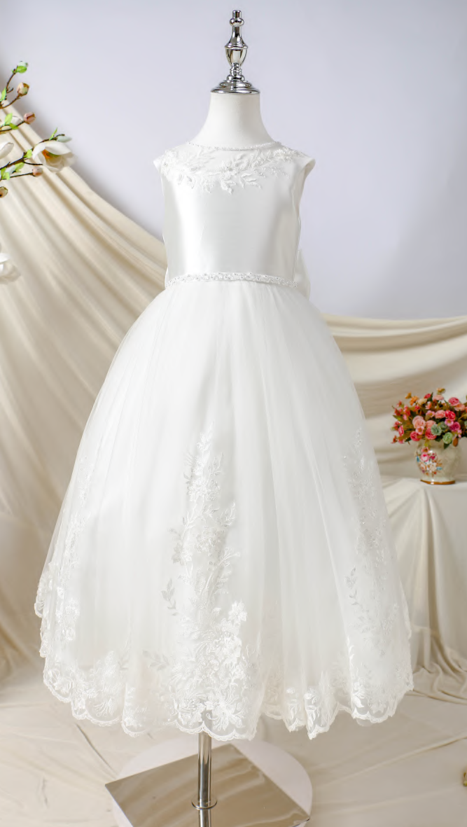 Princess Daliana Tulle Gown with Embroidery