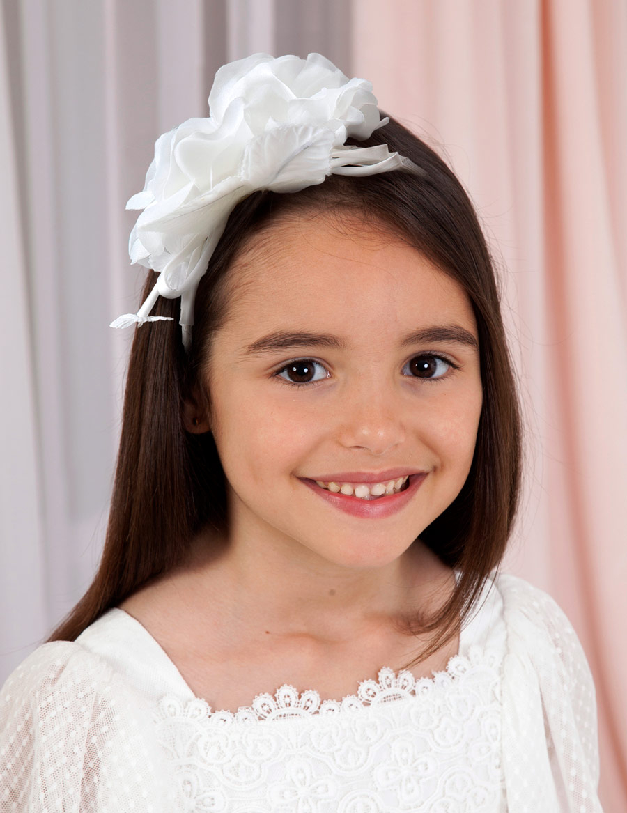 Abel & Lula Organza Flower Headband