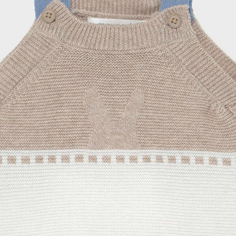 Mayoral Baby boy Knit Dungarees Set