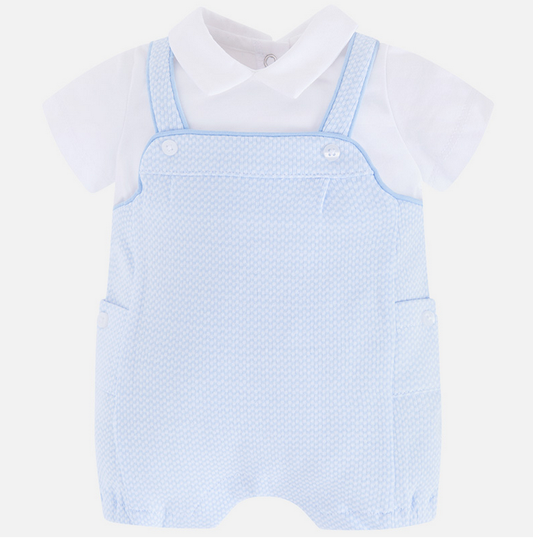 Mayoral Baby Boy Checkered Onesie