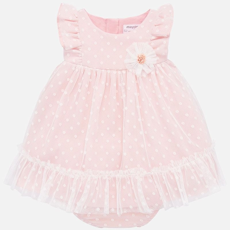 Mayoral Baby girl Tulle Plumeti Dress