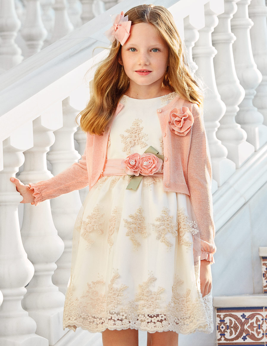 Abel & Lula Floral Tulle Dress