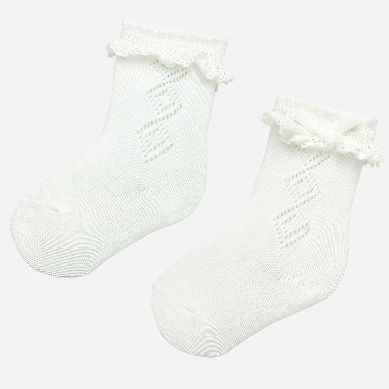 Mayoral Baby Long Socks with Bow