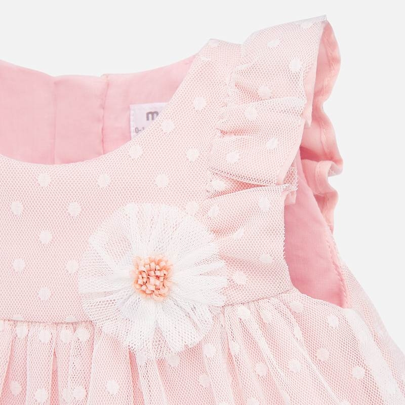 Mayoral Baby girl Tulle Plumeti Dress