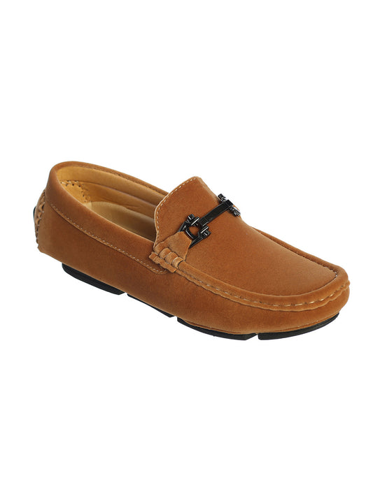 Boys Velvet Horsebit Slip-On Loafer