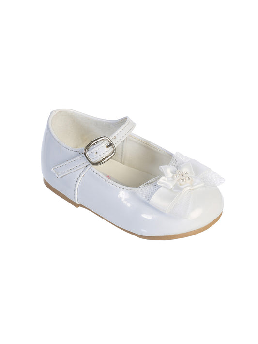 Mary Jane with Rhinestone Accent Bow